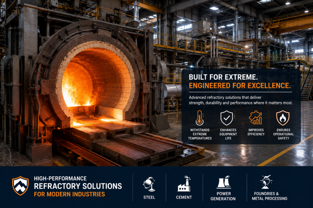 High-performance refractory solutions for modern industries by trusted Monolithics Suppliers