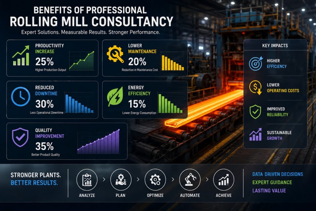 Rolling Mills Consultant improving steel plant productivity