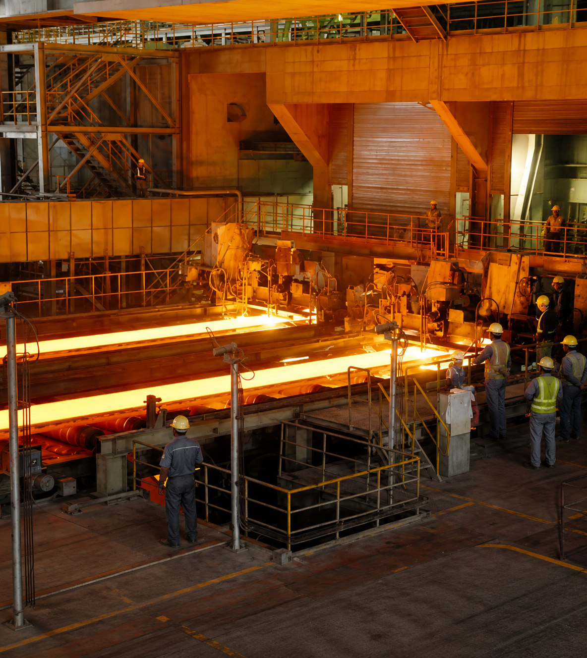 Continuous casting machine line with molten steel equipment and CCM accessories and spares